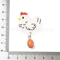Printed Acrylic Pendants&nbsp;OACR-G059-01B