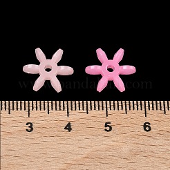 クリスマスプラスチックビーズ  模造ゼリー  スノーフレーク  ミックスカラー  13x11.5x7.5mm  穴：1.8mm  約2500個/500g&nbsp;KY-F023-04A
