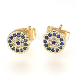 Brass Ear Studs&nbsp;EJEW-P157-02-NR