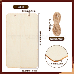 DIY Wood Bookmarks Making Kits&nbsp;WOOD-SP0001-21D