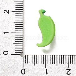 樹脂カボション  模造野菜  チリ  17x8x5.5mm&nbsp;LS-RESI-D275-01H-01