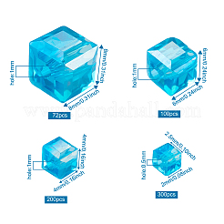Electroplate Glass Beads Strands&nbsp;EGLA-TA0001-03E