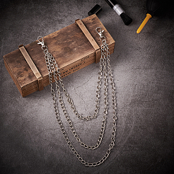 Fashion Universal Hip Hop Belt Waist Chain Jeans Punk&nbsp;PALLOY-TAC0019-01P