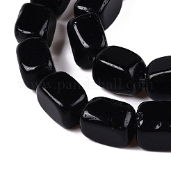 Natural Black Stone Beads Strands&nbsp;G-T138-88