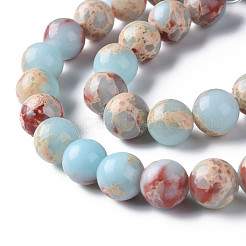 Synthetic Imperial Jasper Beads Strands&nbsp;G-S300-41A-01