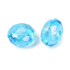 Transparent Acrylic European Beads&nbsp;OACR-E033-25F