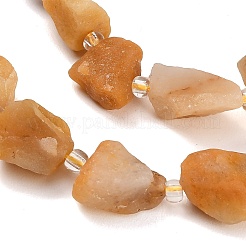Natural Yellow Botswana Agate Beads Strands&nbsp;GG-CBA0B77-A21-03