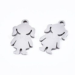 Non-Tarnish 201 Stainless Steel Pendants&nbsp;STAS-T044-210P
