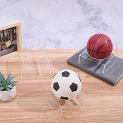 Acrylic Sport Ball Stands for Football&nbsp;ODIS-WH0043-310