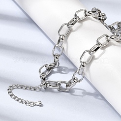 Brass Cable Chain Necklaces for Women&nbsp;NJEW-B157-10P
