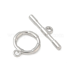 Brass Toggle Clasps&nbsp;KK-CBAFC6C-07D-P