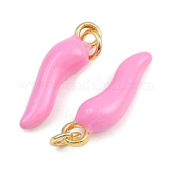 Brass Enamel Pendants&nbsp;KK-I377-01G