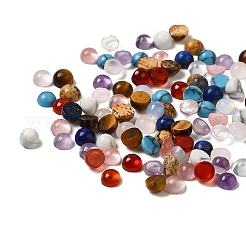 Natural & Synthetic Gemstone Dome/Half Round Cabochons&nbsp;G-G037-01C-09