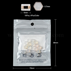 16Pcs 4 Colors Silicone Ear Nuts&nbsp;SIL-YW0001-02