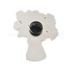 花エナメルピン  バックパック用合金ラペルピンバック  カラフル  44x34.5mm&nbsp;JEWB-I041-02P-02