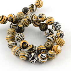 Dyed Synthetical Gemstone Round Bead Strands&nbsp;G-Q939-01B-07
