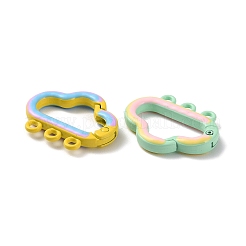 Spray Painted Alloy Spring Gate Ring&nbsp;PALLOY-Z018-01