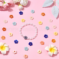 300Pcs Gradient Color Transparent Acrylic Beads&nbsp;OACR-SP0001-87