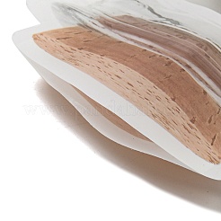 ボトル型のプラスチック製ジッパー付きギフトバッグ  再封可能なバッグ  ライトグレー  15.9x11x0.02cm  片側の厚さ：2.5ミル（0.065mm）&nbsp;OPP-Q008-02A