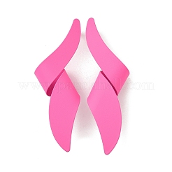 Twist Alloy Stud Earrings&nbsp;EJEW-K304-05