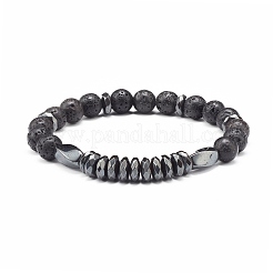 Energy Power Cross Beads Stretch Bracelets Set for Men Women&nbsp;BJEW-JB06891
