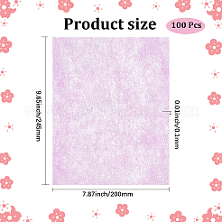 不織布ダストフィルター  ネイルダストコレクター交換用フィルター  長方形  ピンク  24.5x20x0.01cm  100個/セット&nbsp;MRMJ-WH20017-007B