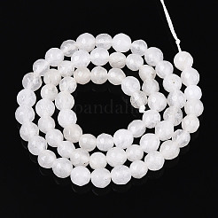 Dyed Natural White Jade Beads Strands&nbsp;X-G-T139-6mm-60-26