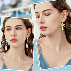 100Pcs 2 Style 304 Stainless Steel Round Ball Post Stud Earring Findings&nbsp;STAS-BBC0004-81