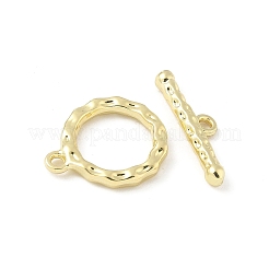合金マンテル  カドミウムフリー＆鉛フリー  ラックめっき  溝リング  ゴールドカラー  リング：18.5x15.5x2.5mm  穴：1.6mm  バー：6x21x2.5mm  穴：1.6mm&nbsp;FIND-B047-14G
