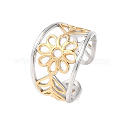 304 Stainless Steel Cuff Open Rings&nbsp;RJEW-P181-02E-A
