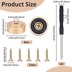 8Pcs Aluminium Anti Vibration Feet Cushions for Audio Equipment&nbsp;FIND-NB0007-02MG