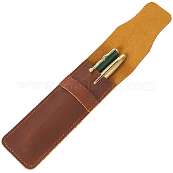 革ペンバッグ  ペンホルダー  長方形  シエナ  160x51x8mm&nbsp;AJEW-WH20020-332C
