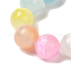 Gradient Color Natural Selenite Dyed Beads Strands&nbsp;X-G-H067-A04-8MM
