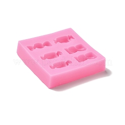 キャンディーデコレーション diy シリコンモールド  レジン型  UVレジン用  エポキシ樹脂工芸品作り  ピンク  65x64.5x13.5mm  内径：22~26x11~14mm&nbsp;SIMO-H004-15