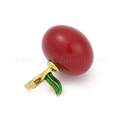 Enamel Plastic Pendants&nbsp;KK-G526-21G-03