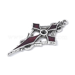 Alloy Connector Rhinestone Settings&nbsp;PALLOY-Q031-08AS-B