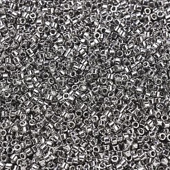MIYUKIデリカビーズ  シリンダー  日本製シードビーズ  11/0  メタリックカラー  （db0038)パラジウムめっき  1.3x1.6mm  穴：0.8mm  約100000個/500g&nbsp;SEED-MY11-DB0038