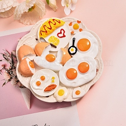 10Pcs 10 Style Fried Egg Pendants for DIY Jewelry Making Finding Kit&nbsp;DIY-SZ0005-84