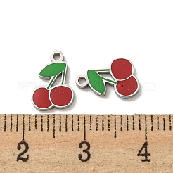 304 Stainless Steel Enamel Charms&nbsp;STAS-L022-006P