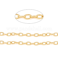 Textured Brass Cable Chain&nbsp;CHC-G012-01G