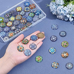 1Set Glass Cabochons&nbsp;GLAA-PH0004-07