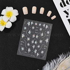 Fairy Pattern PET & Rhinestone Nail Art Stickers&nbsp;MRMJ-WH20017-010B