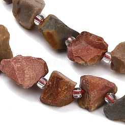 Natural Ocean Jasper Beads Strands&nbsp;GG-CBA0B77-A23-03