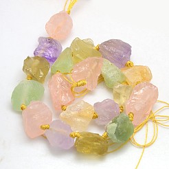 Natural Mixed Gemstone Beads Strands&nbsp;X-G-L159-10