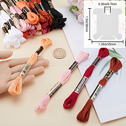 3 Sets 3 Style 6-Ply Polyester Embroidery Floss&nbsp;OCOR-GF0003-41A