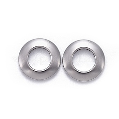 変色しない304ステンレススチール製リンクリング  リング  ステンレス鋼色  11x2mm  内径：6mm&nbsp;STAS-L218-13B-P