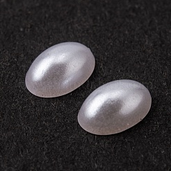 ABS Plastic Imitation Pearl Cabochons&nbsp;SACR-R755-6x4mm-Z9