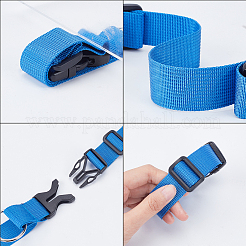 4Pcs 4 Style Nylon Adjustable Add-A-Bag Luggage Strap & Polyester Luggage Straps&nbsp;FIND-PH0007-06