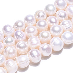 Natural Cultured Freshwater Pearl Beads Strands&nbsp;PEAR-N013-17N-01