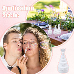 Cake Shape Plastic Bubble Bottle&nbsp;AJEW-WH0752-234B